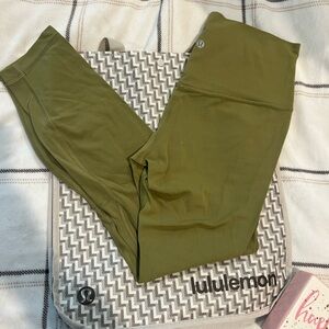 lululemon athletica Olive Green Leggings